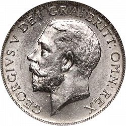 Large Obverse for Shilling 1919 coin