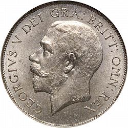 Large Obverse for Shilling 1923 coin