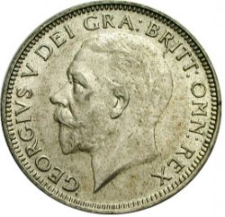 Large Obverse for Shilling 1927 coin