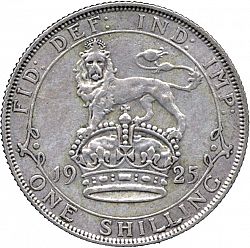 Large Reverse for Shilling 1925 coin