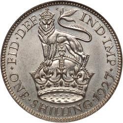 Large Reverse for Shilling 1927 coin