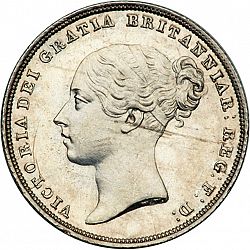Large Obverse for Shilling 1838 coin