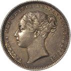 Large Obverse for Shilling 1870 coin