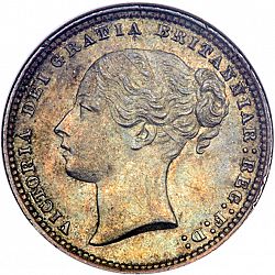 Large Obverse for Shilling 1873 coin