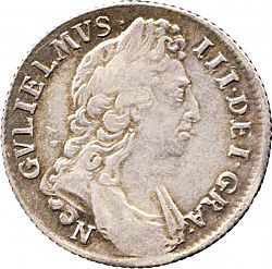 Large Obverse for Shilling 1696 coin