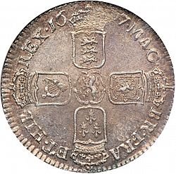 Large Reverse for Shilling 1697 coin