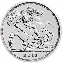 Large Reverse for £20 2013 coin