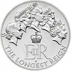 Large Reverse for £20 2015 coin