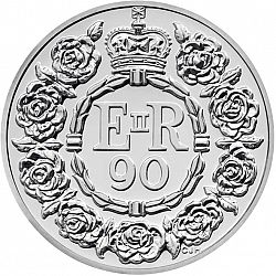 Large Reverse for £20 2016 coin