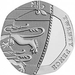 Large Reverse for 20p 2017 coin