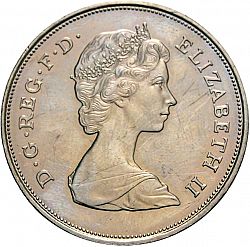 Large Obverse for 25p 1980 coin