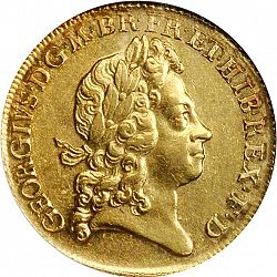 Large Obverse for Two Guineas 1720 coin