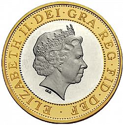 Large Obverse for £2 2006 coin