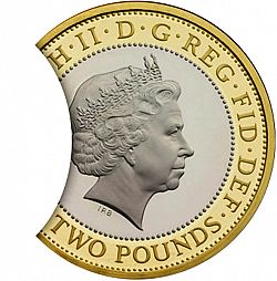 Large Obverse for £2 2012 coin