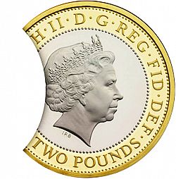 Large Obverse for £2 2013 coin