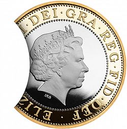 Large Obverse for £2 2015 coin