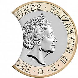 Large Obverse for £2 2016 coin