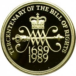 Large Reverse for £2 1989 coin