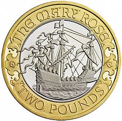 Large Reverse for £2 2011 coin