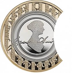 Large Reverse for £2 2017 coin