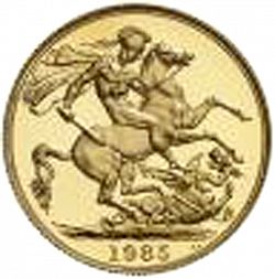 Large Reverse for Two Pounds 1985 coin