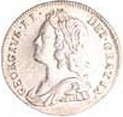 Large Obverse for Twopence 1737 coin