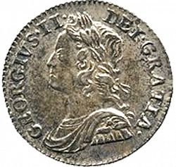 Large Obverse for Twopence 1746 coin