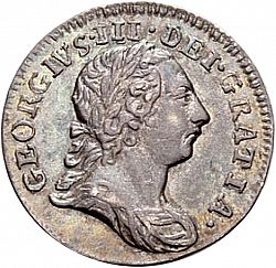 Large Obverse for Twopence 1784 coin