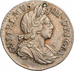 Large Obverse for Twopence 1700 coin