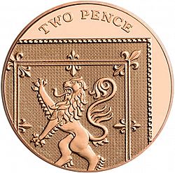 Large Reverse for 2p 2008 coin