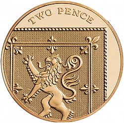 Large Reverse for 2p 2012 coin