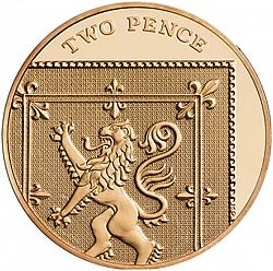 Large Reverse for 2p 2012 coin