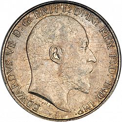 Large Obverse for Florin 1903 coin