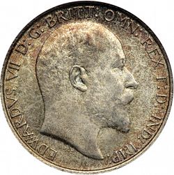 Large Obverse for Florin 1909 coin