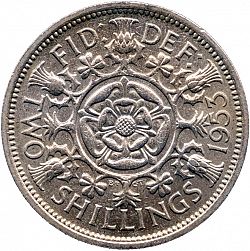 Large Reverse for Florin 1953 coin