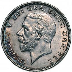Large Obverse for Florin 1929 coin