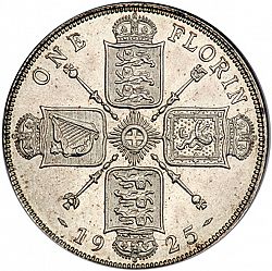 Large Reverse for Florin 1925 coin
