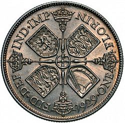 Large Reverse for Florin 1929 coin