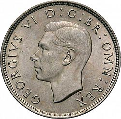 Large Obverse for Florin 1942 coin