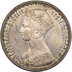 Large Obverse for Florin 1879 coin