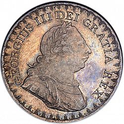 Large Obverse for Three Shillings 1812 coin