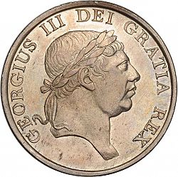 Large Obverse for Three Shillings 1815 coin