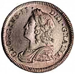 Large Obverse for Fourpence 1740 coin