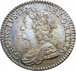 Large Obverse for Fourpence 1746 coin