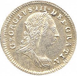 Large Obverse for Fourpence 1780 coin