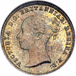 Large Obverse for Groat 1839 coin