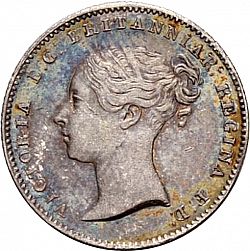 Large Obverse for Groat 1842 coin