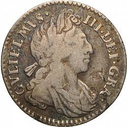 Large Obverse for Fourpence 1700 coin