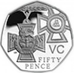 Large Reverse for 50p 2006 coin