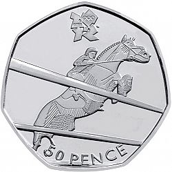 Large Reverse for 50p 2011 coin